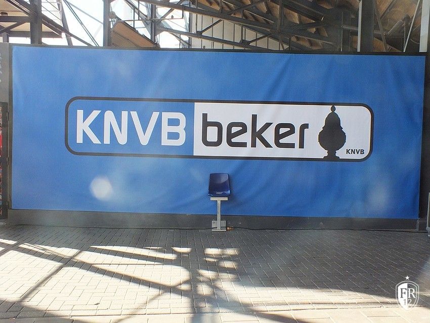 Voorbereidingen KNVB bekerfinale
