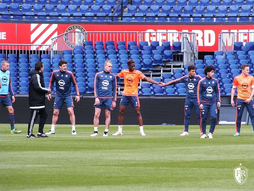 Zaterdagmiddag training