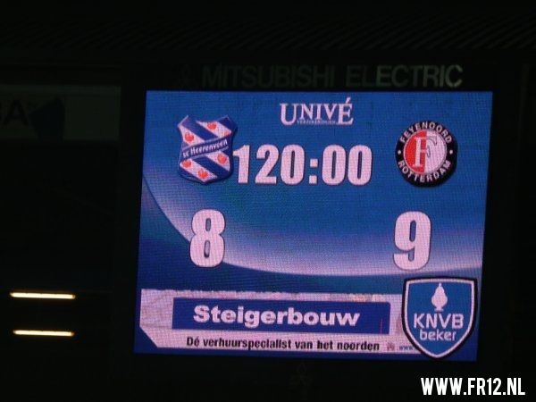 SC Heerenveen - Feyenoord