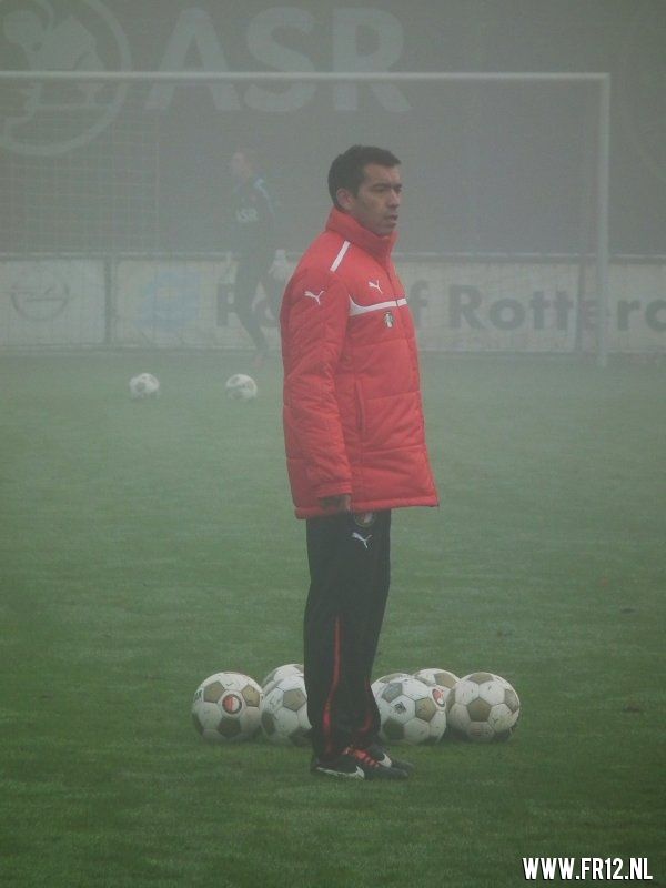 Zaterdag ochtend training.