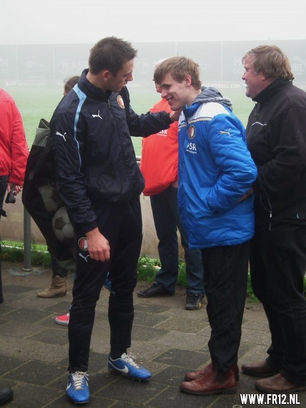 Zaterdag ochtend training.