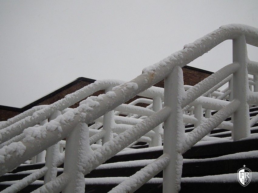 De Kuip in winterkleuren