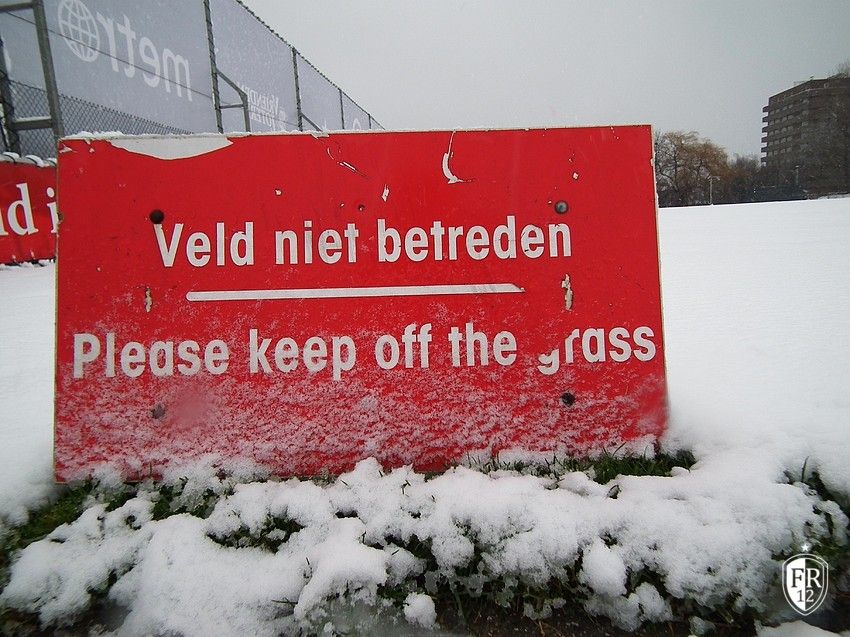De Kuip in winterkleuren