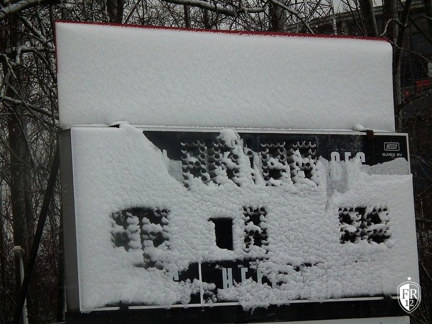 De Kuip in winterkleuren