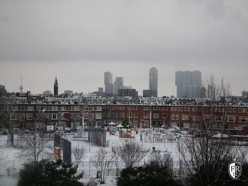 De Kuip in winterkleuren