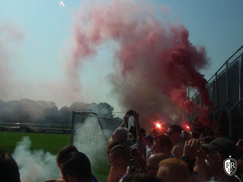 Kuyt's eerste training