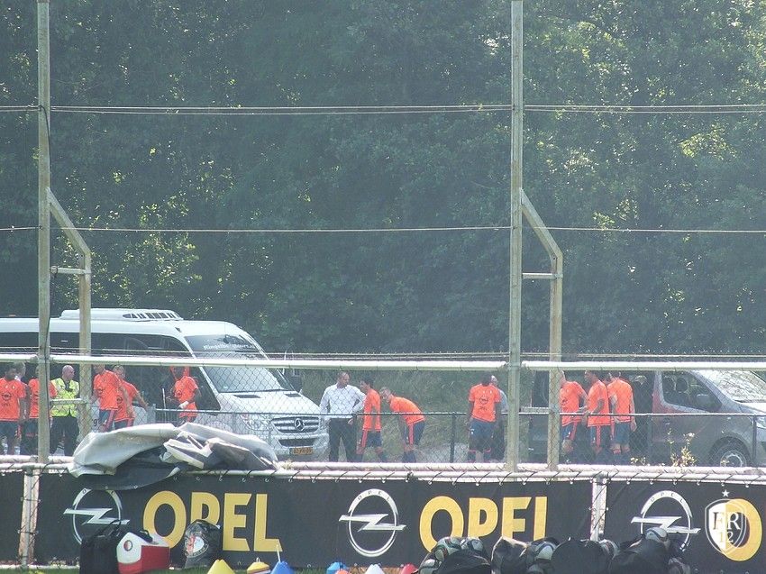 Kuyt's eerste training