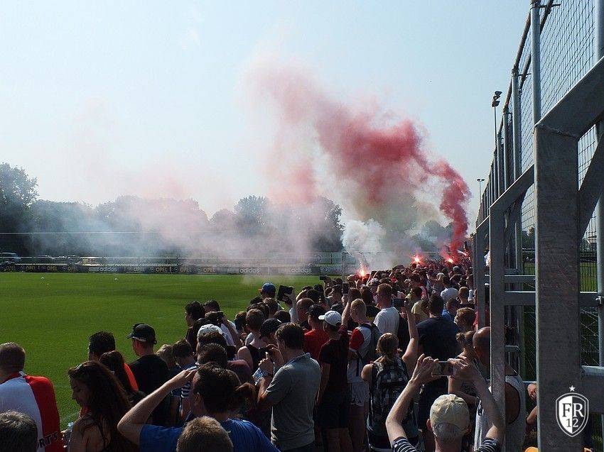 Kuyt's eerste training