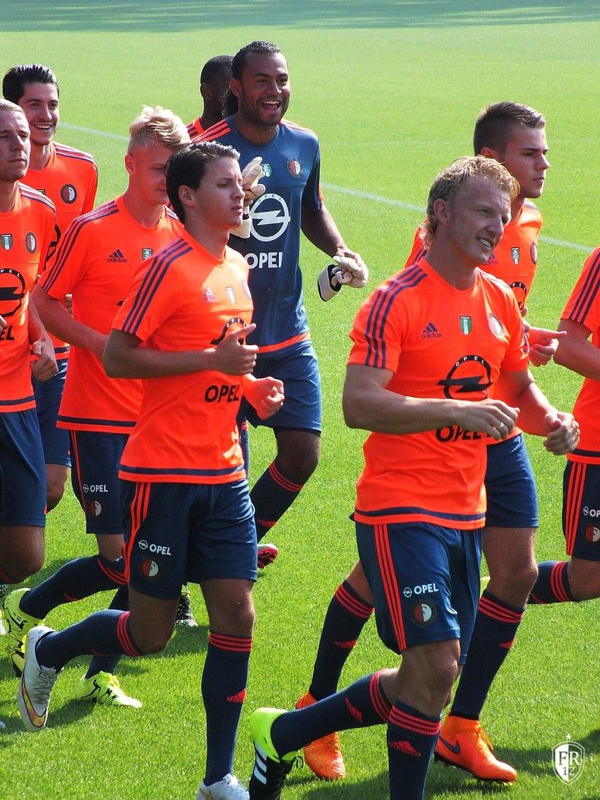 Kuyt's eerste training