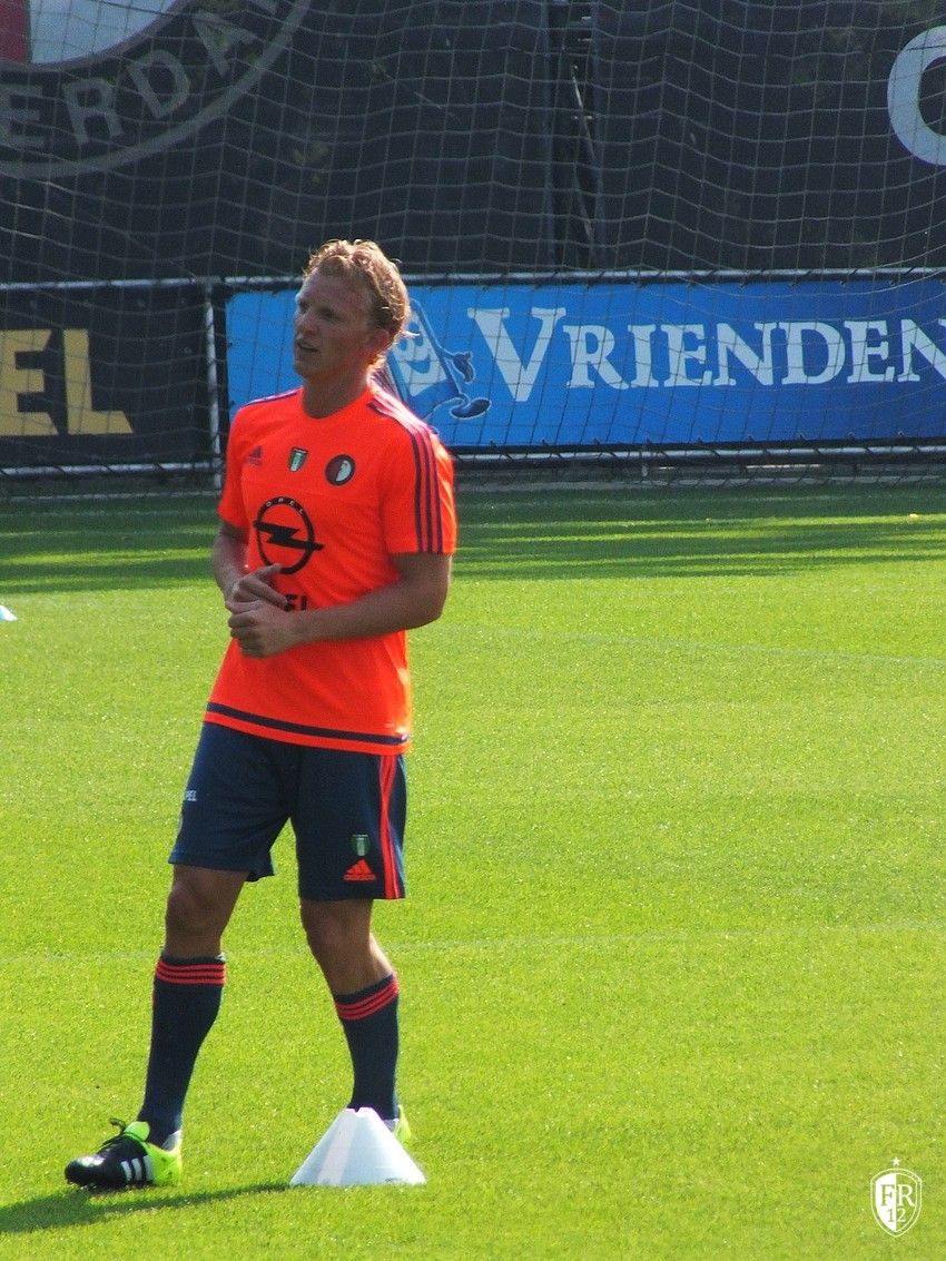 Kuyt's eerste training