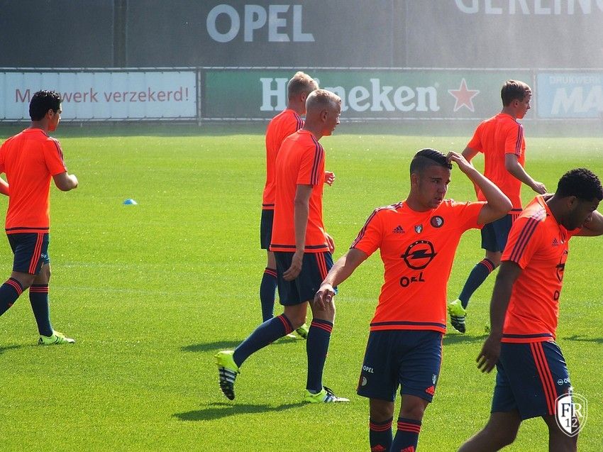Kuyt's eerste training