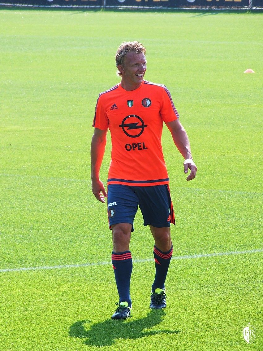 Kuyt's eerste training