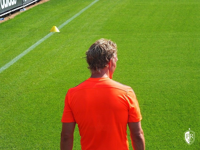 Kuyt's eerste training