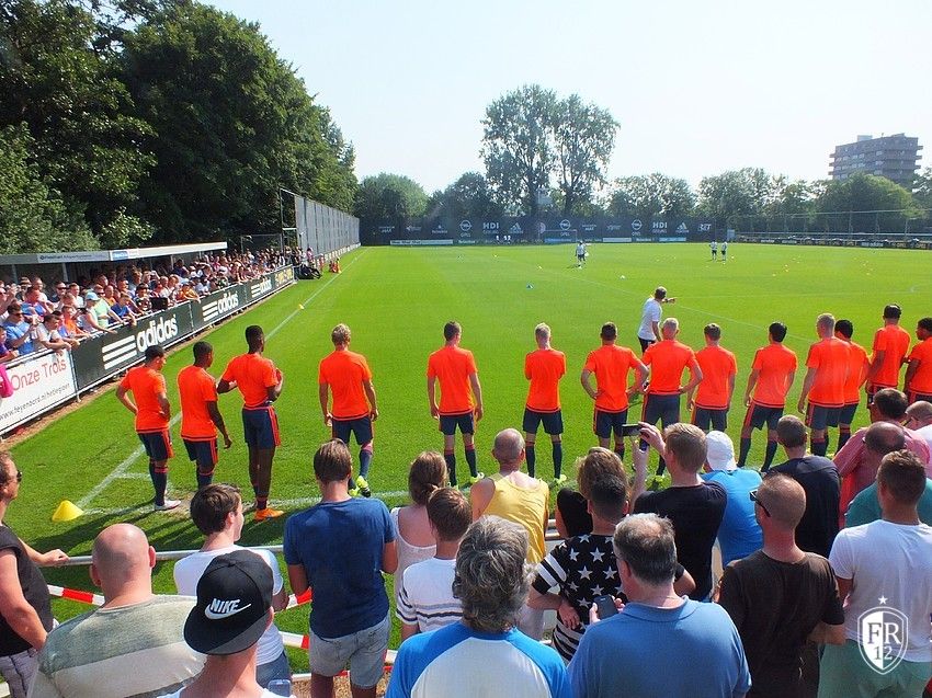 Kuyt's eerste training