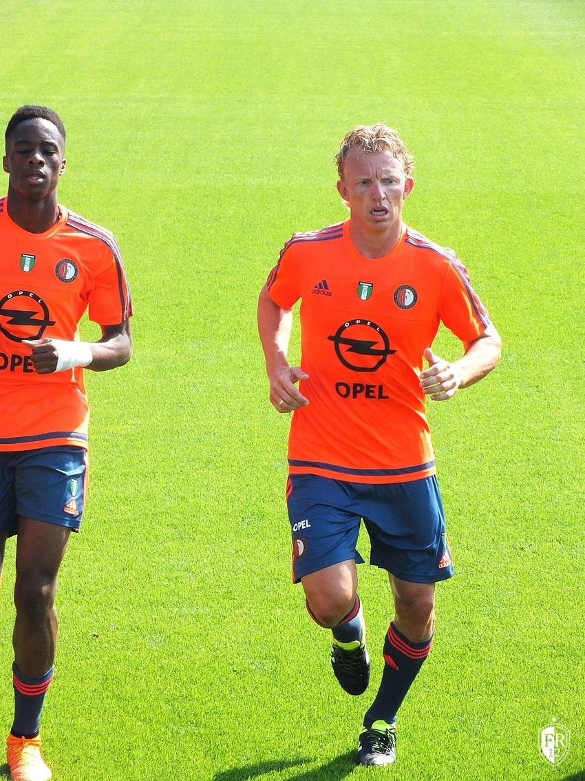Kuyt's eerste training