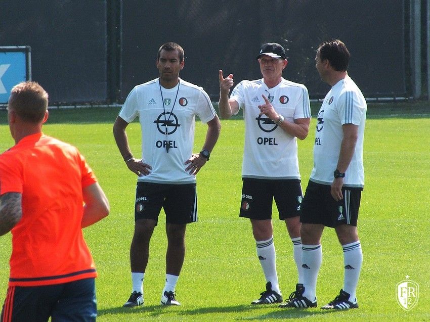 Kuyt's eerste training