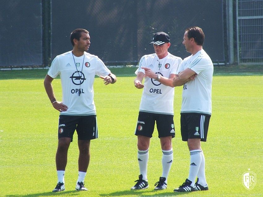 Kuyt's eerste training