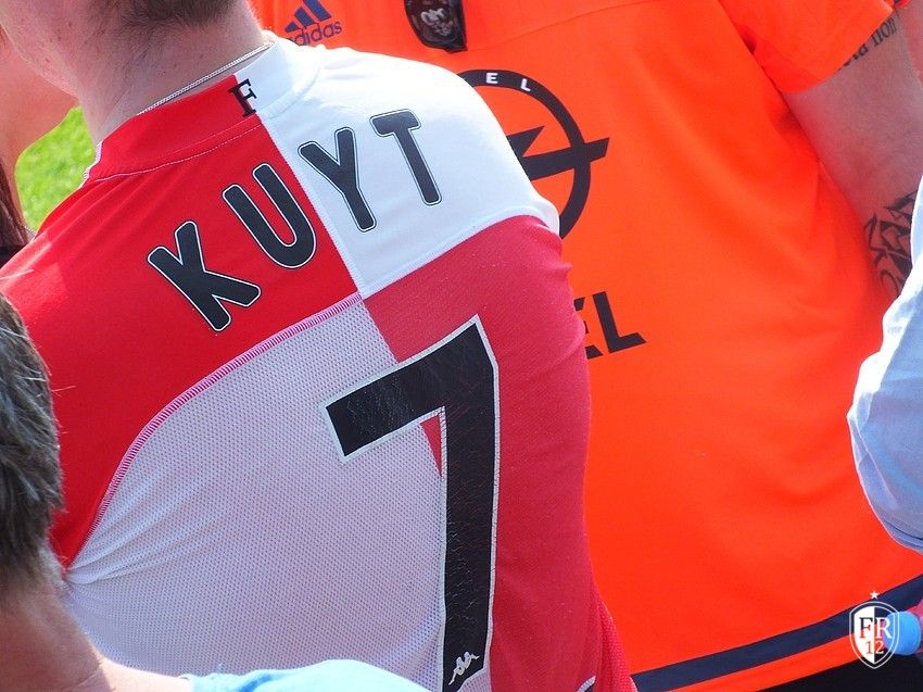 Kuyt's eerste training