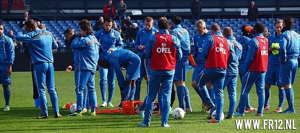 Laatste training voor o2o in een sfeervolle kuip