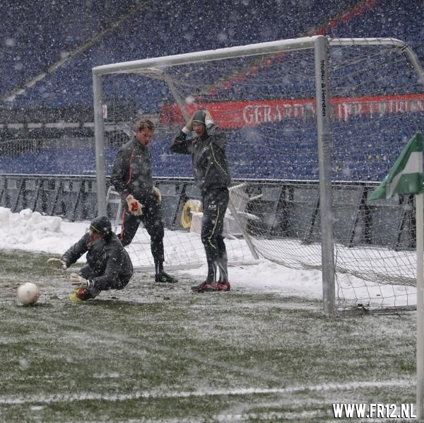 Training 04-12-2010 (sneeuw)