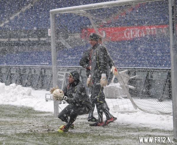 Training 04-12-2010 (sneeuw)