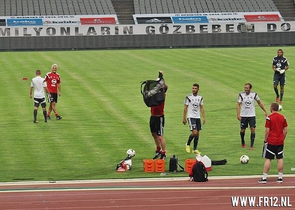 Training Feyenoord in Istanboel