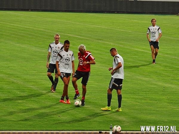 Training Feyenoord in Istanboel