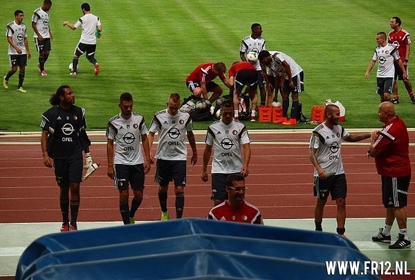 Training Feyenoord in Istanboel