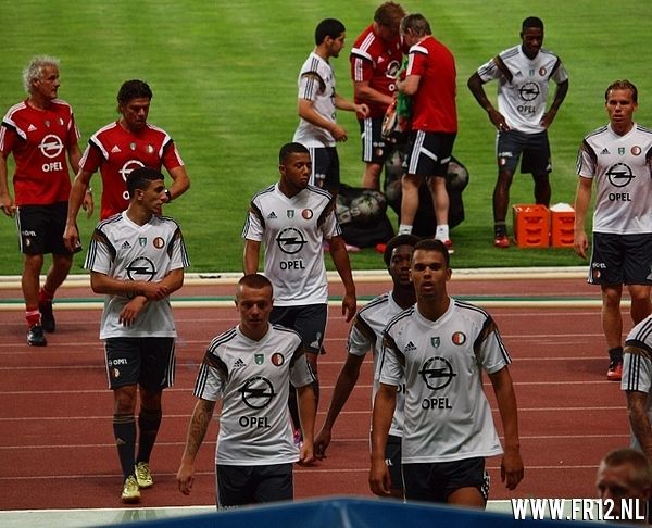Training Feyenoord in Istanboel