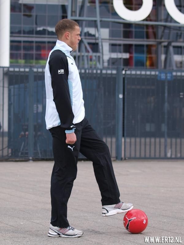 Promo straatvoetbal foto\'s voorplein