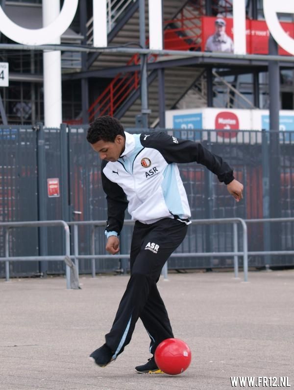 Promo straatvoetbal foto\'s voorplein