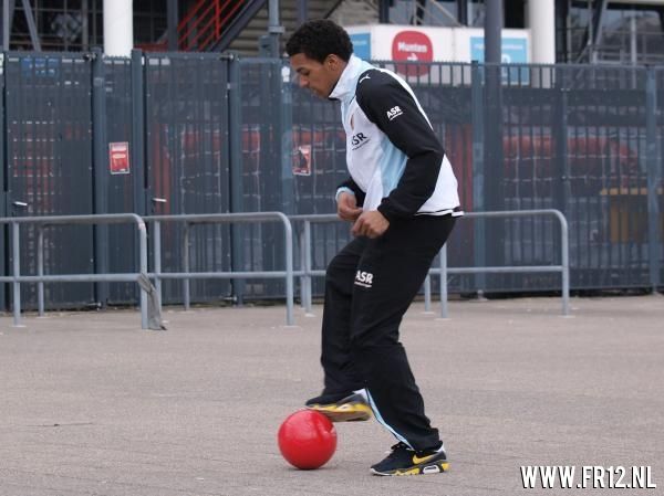 Promo straatvoetbal foto\'s voorplein