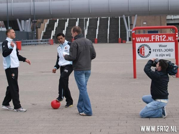 Promo straatvoetbal foto\'s voorplein