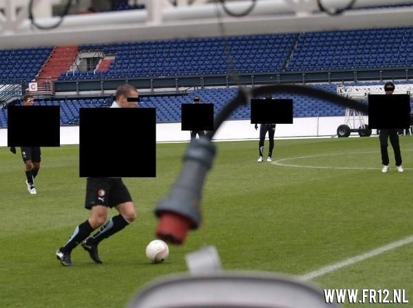 Zaterdag training in De Kuip