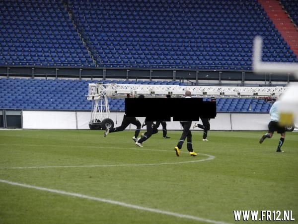 Zaterdag training in De Kuip