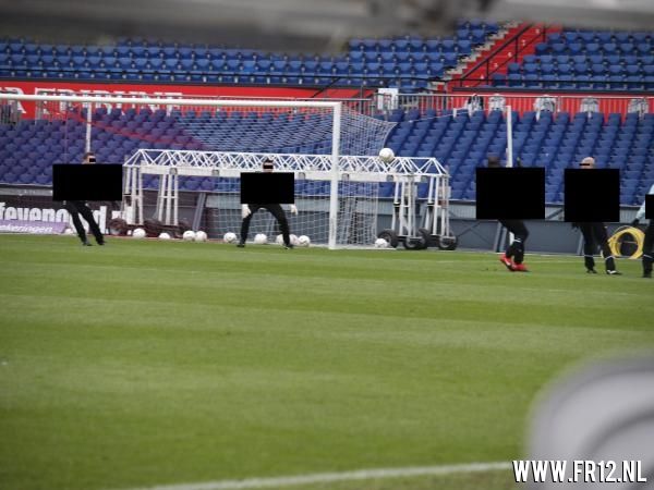 Zaterdag training in De Kuip