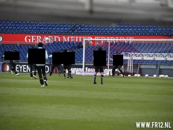 Zaterdag training in De Kuip