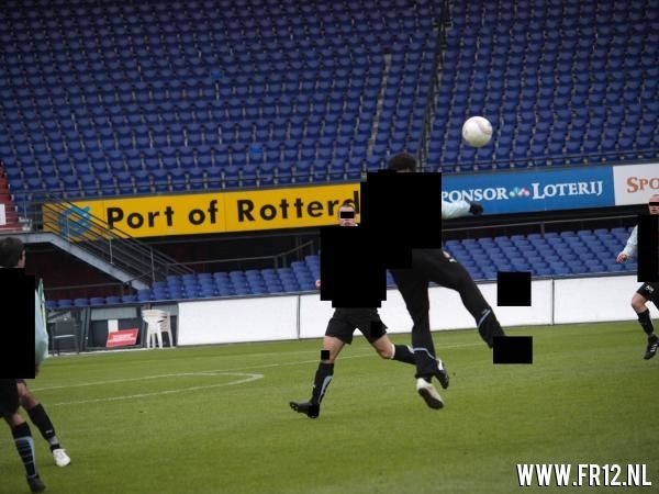 Zaterdag training in De Kuip