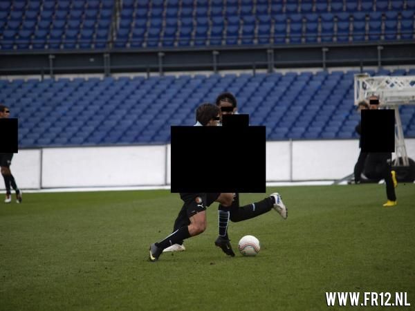 Zaterdag training in De Kuip