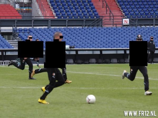 Zaterdag training in De Kuip