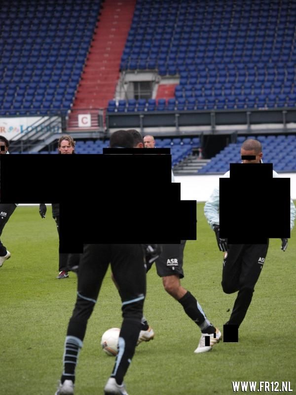 Zaterdag training in De Kuip