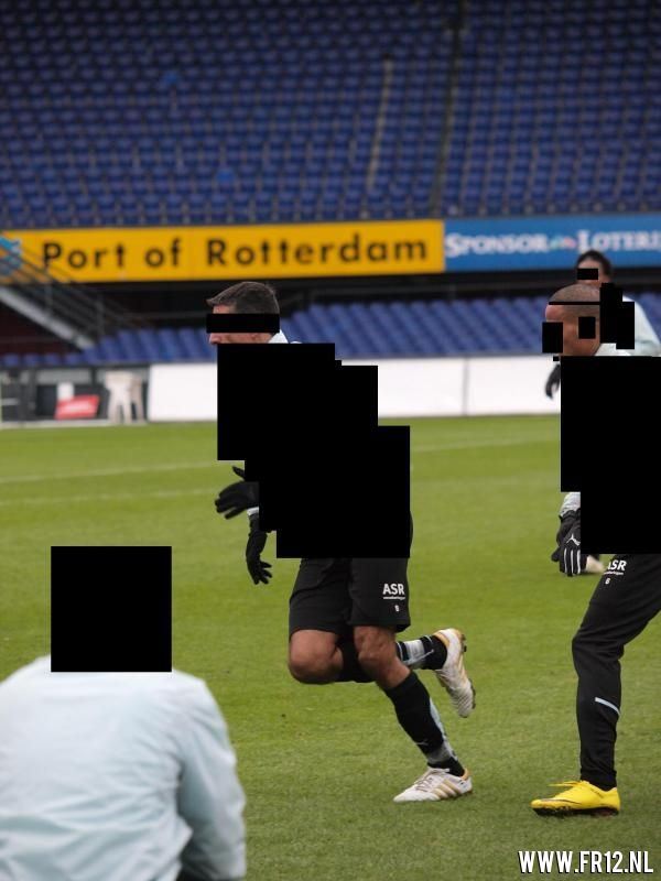 Zaterdag training in De Kuip