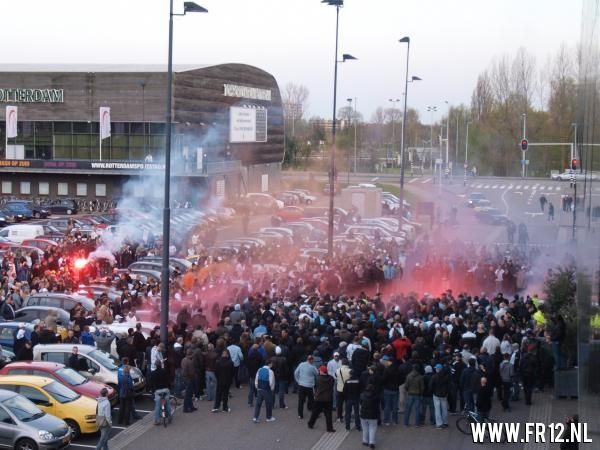 Demonstratie bekerfinale bij De Kuip