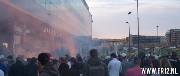 Demonstratie bekerfinale bij De Kuip
