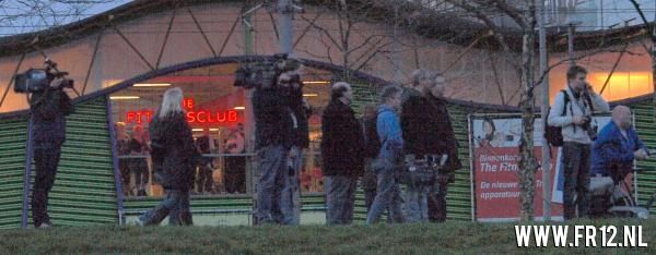 Demonstratie bekerfinale bij De Kuip