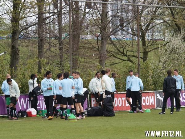 Vrijdag training Varkenoord