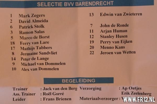 Barendrecht - Feyenoord (deel 1)