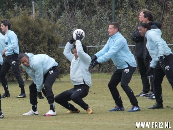 Traning op Varkenoord