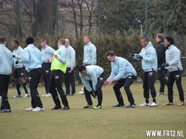 Traning op Varkenoord