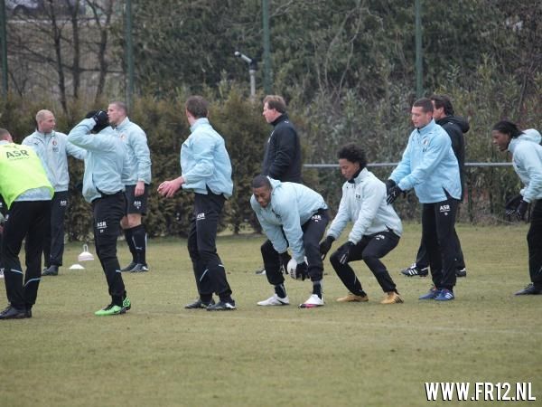 Traning op Varkenoord